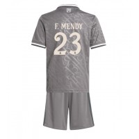 Fotbalové Dres Real Madrid Ferland Mendy #23 Dětské Alternativní 2024-25 Krátký Rukáv (+ trenýrky)